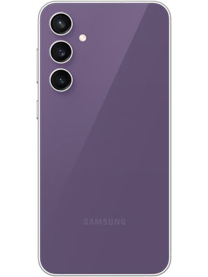 Back view of Samsung Galaxy S23 FE Purple color smartphone
