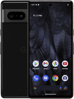 Google Pixel 6 in black color front and back photo