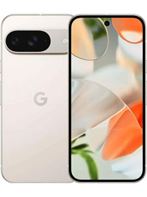 Front and back view of Google Pixel 9 smartphone