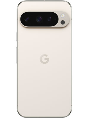 Back view of Google Pixel 9 Pro Porcelain smartphone