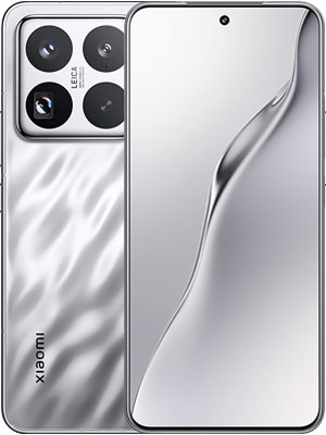Front and back photo of Xiaomi 15 Pro in Silver color