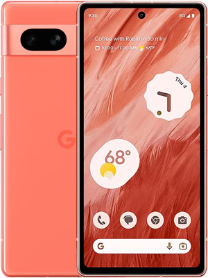 Front and back photo of Google Pixel coral smartphone