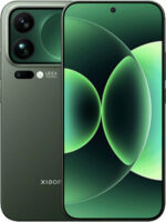 Front and back view of Xiaomi 17 Pro Max smartphone in green color
