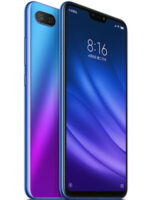 Front and back photo of Xiaomi Mi 8 lite Deep blue color