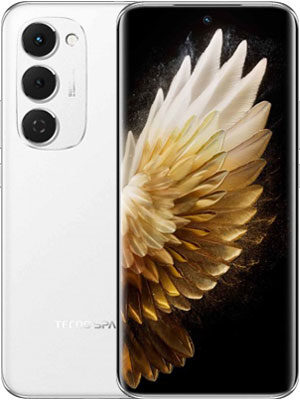 Front and back side photo of Tecno Spark 40 Pro Plus